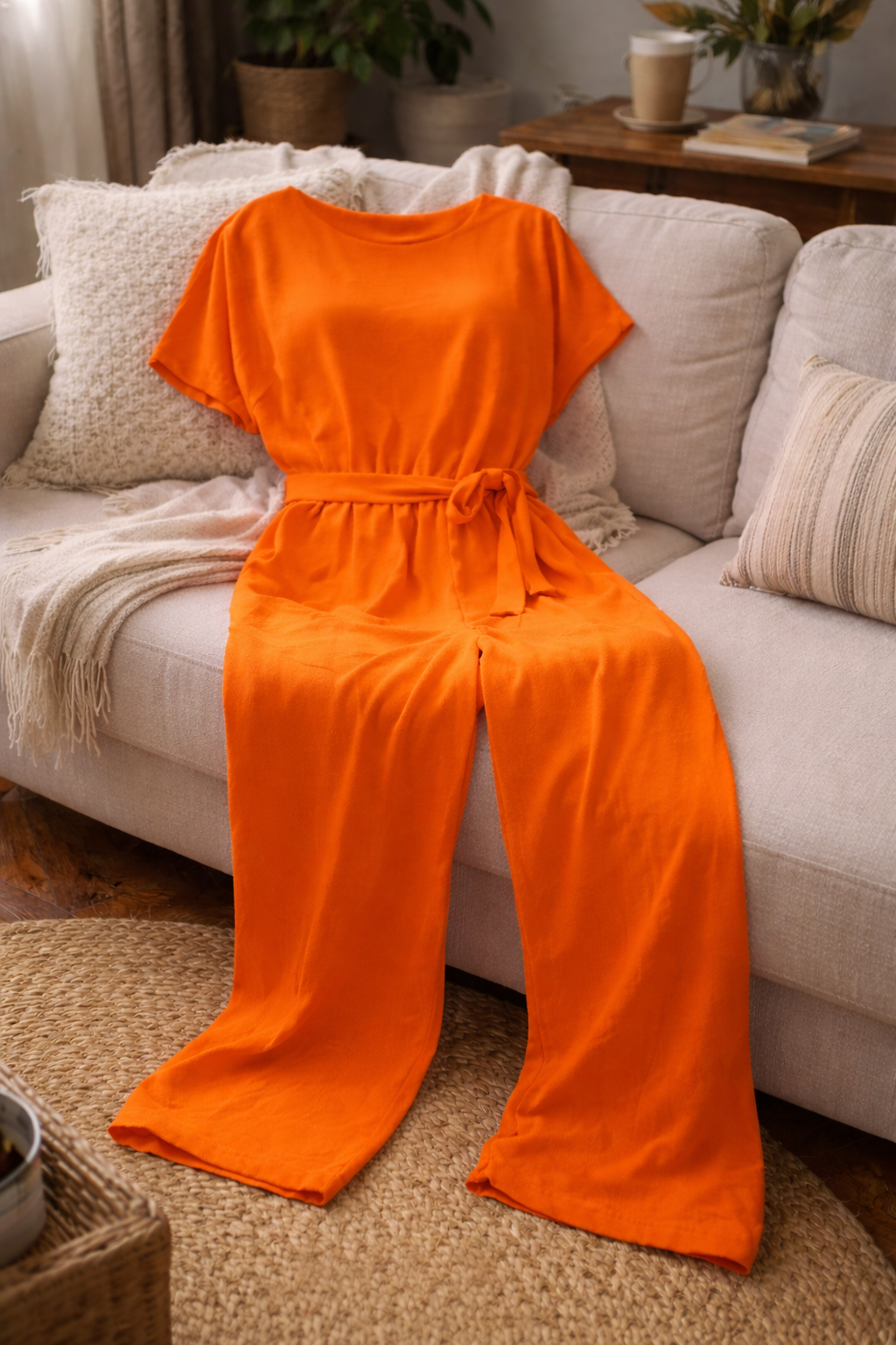 Winona | Women's Wide-Cut Jumpsuit with Belt