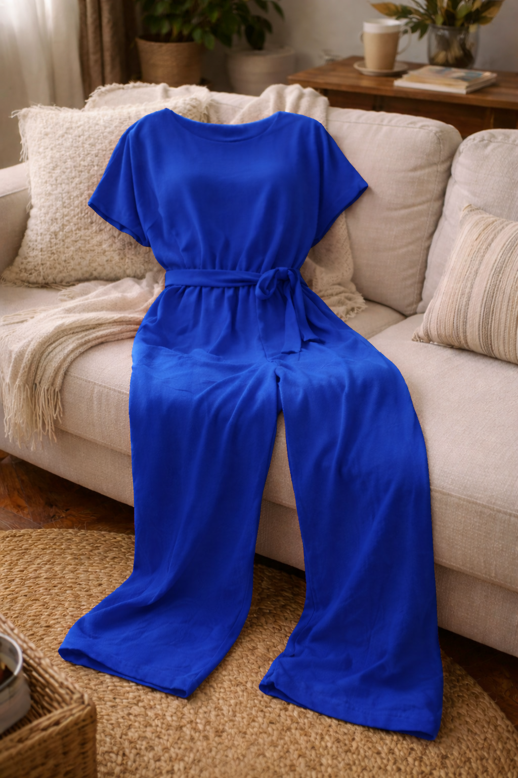 Winona | Women's Wide-Cut Jumpsuit with Belt