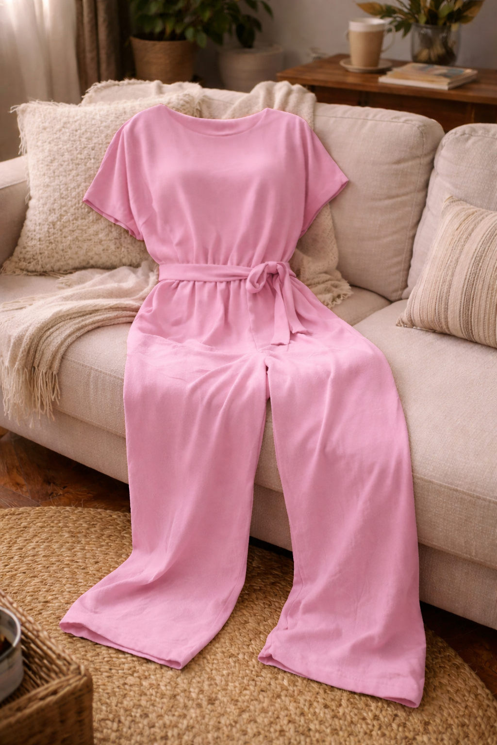 Winona | Women's Wide-Cut Jumpsuit with Belt