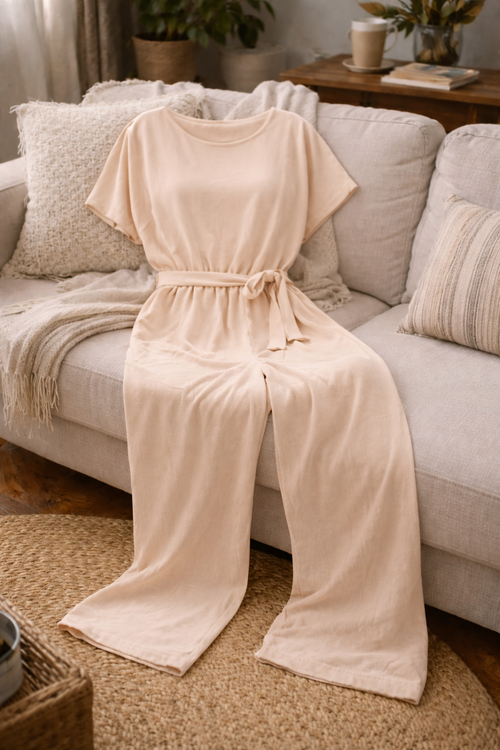 Winona | Women's Wide-Cut Jumpsuit with Belt