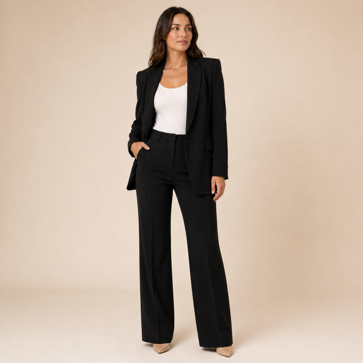Vanessa | Elegant Suit Set with Flared Pants