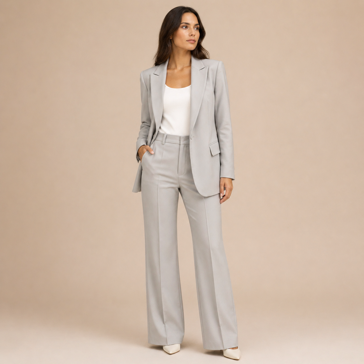 Vanessa | Elegant Suit Set with Flared Pants