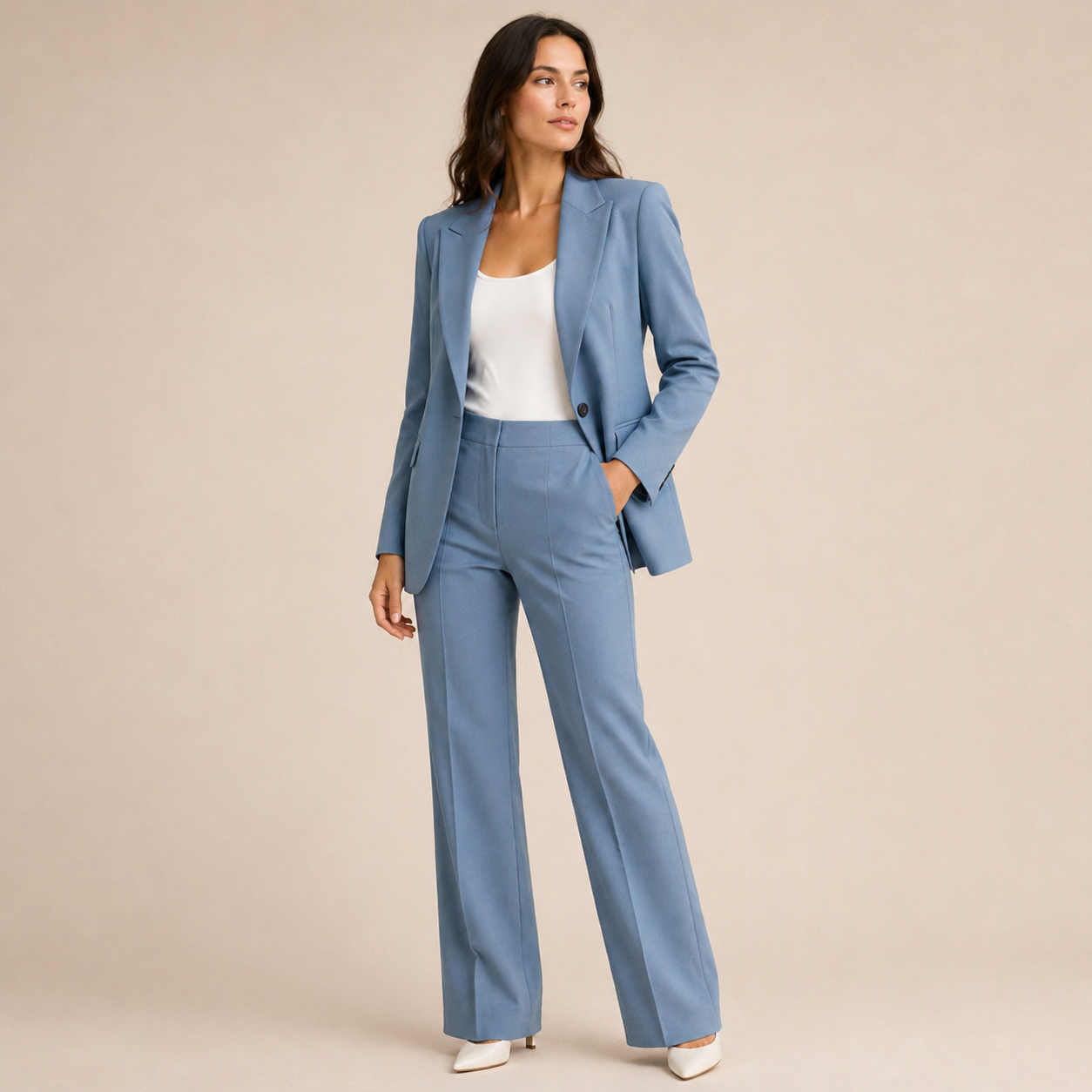 Vanessa | Elegant Suit Set with Flared Pants