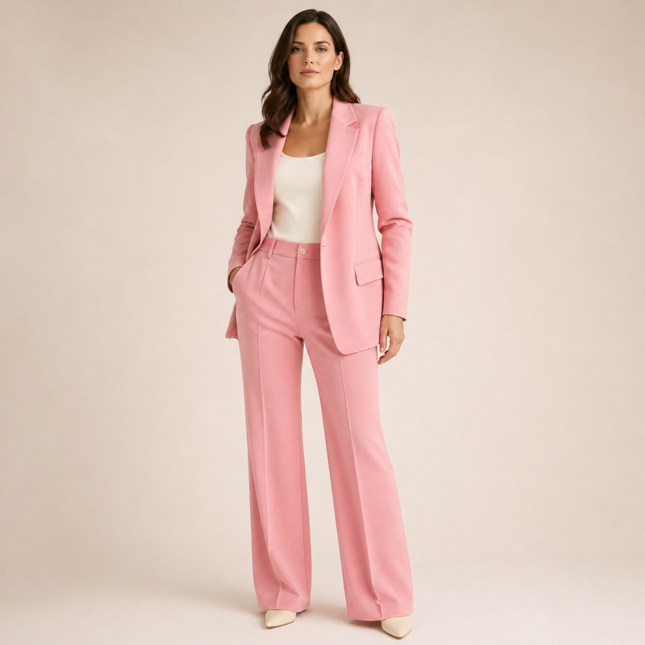 Vanessa | Elegant Suit Set with Flared Pants