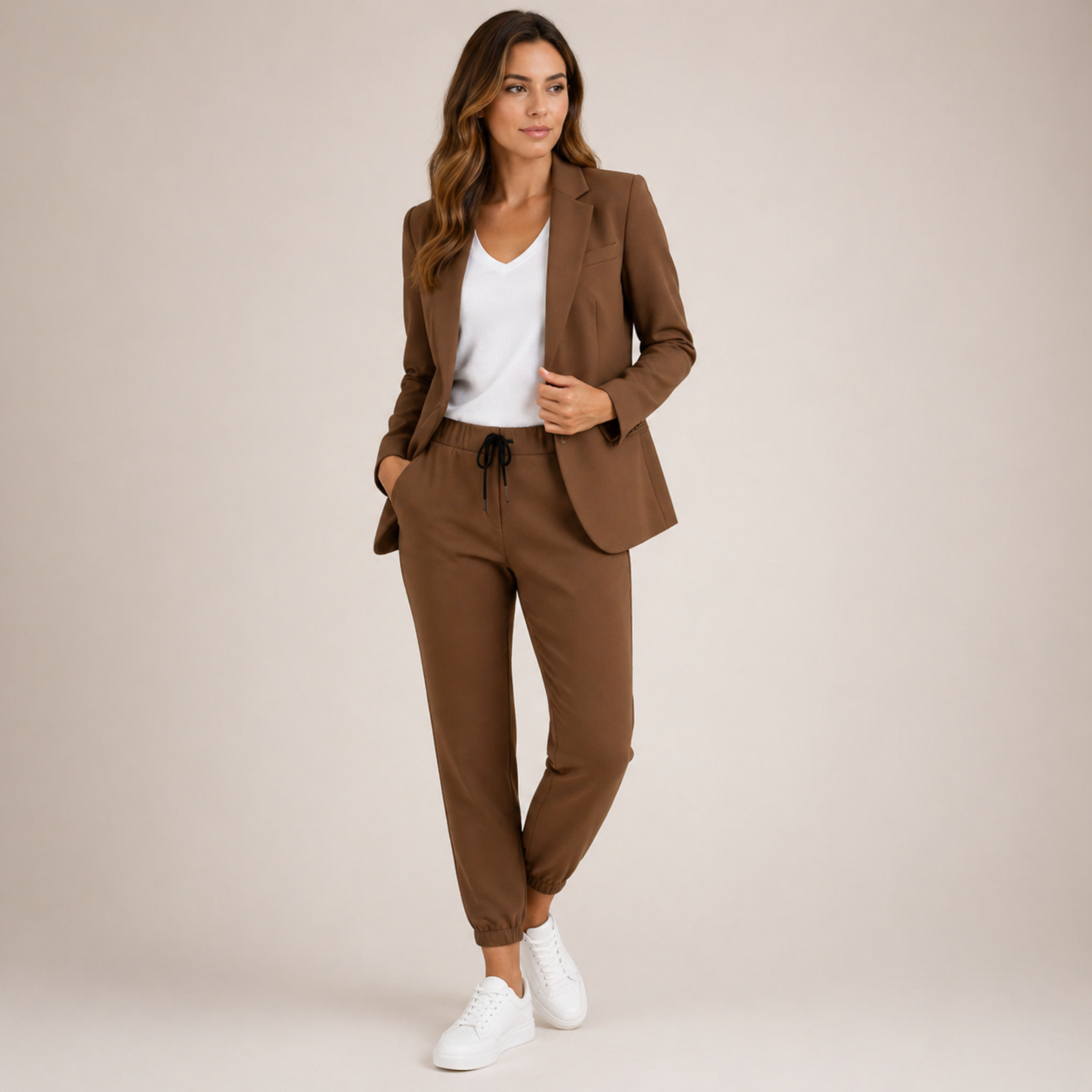 Eva | Casual Suit Set with Sporty Accent