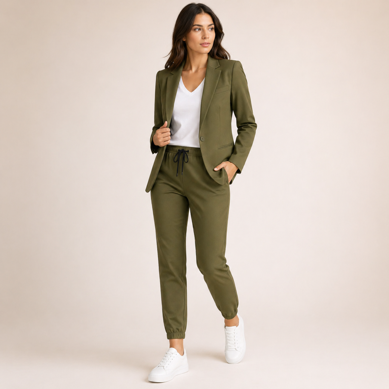 Eva | Casual Suit Set with Sporty Accent