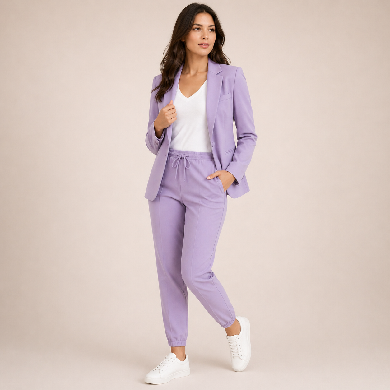 Eva | Casual Suit Set with Sporty Accent