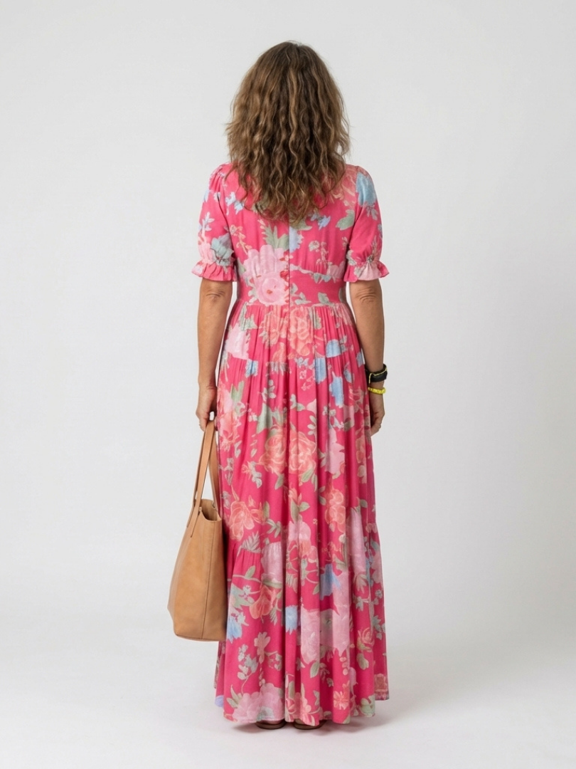 Debbie | Flattering Floral Maxi Dress