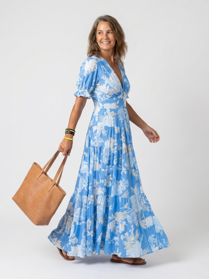 Debbie | Flattering Floral Maxi Dress
