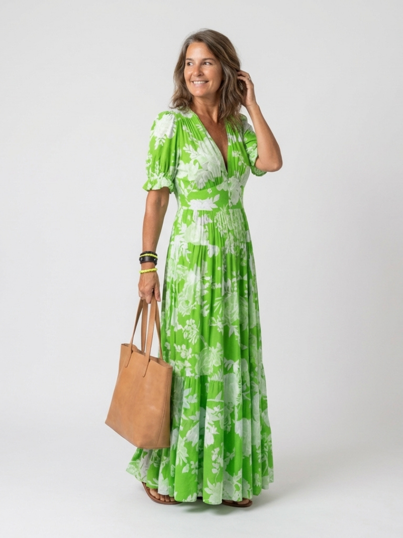 Debbie | Flattering Floral Maxi Dress