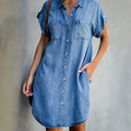 Helen | Button-Up Shirt Dress