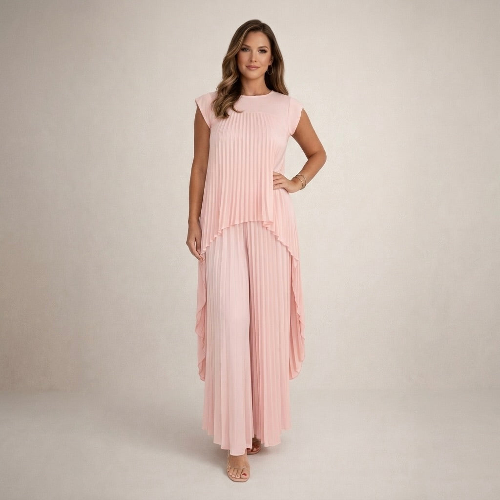 Halina | Elegant Set with Pleats