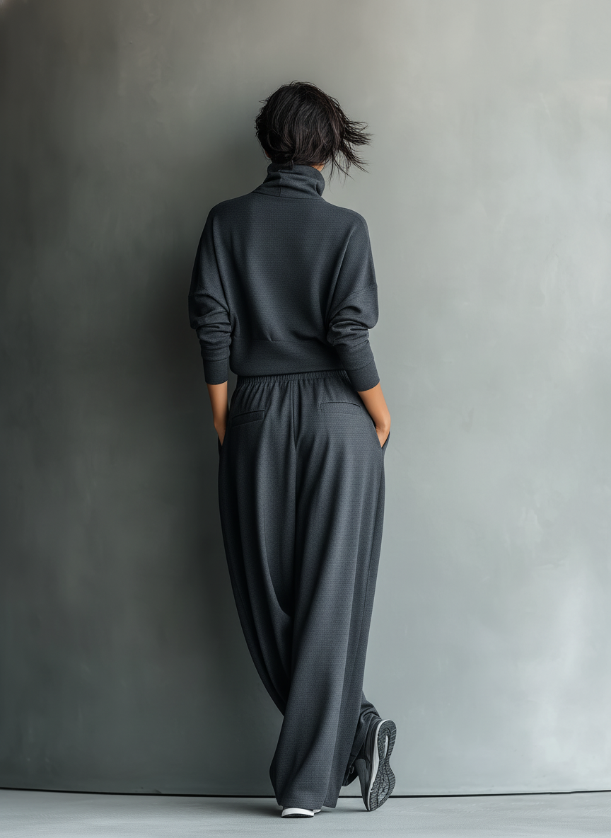 Wilma | Knit Ensemble Wide Pants