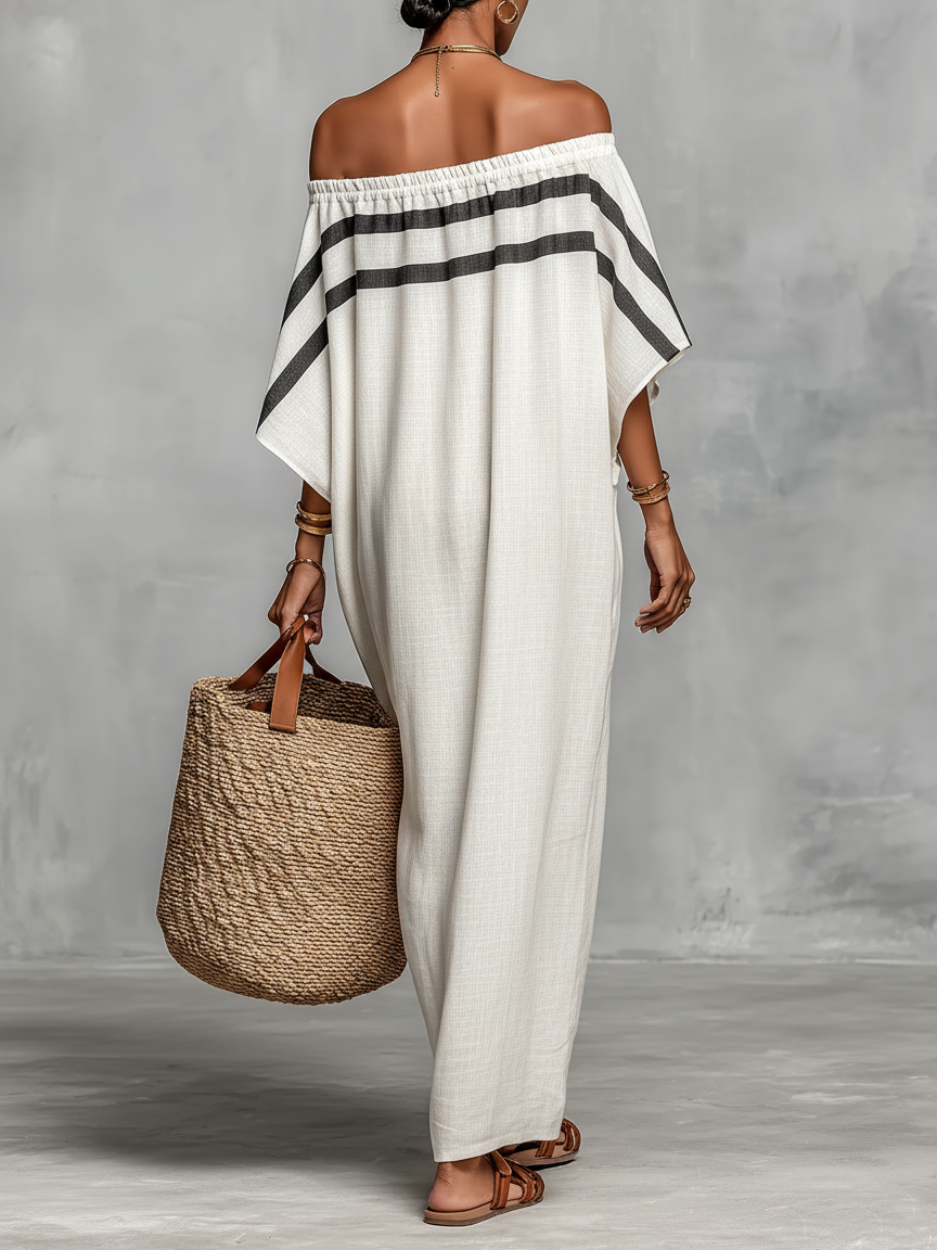 Leni | Minimalist Linen Maxi Dress