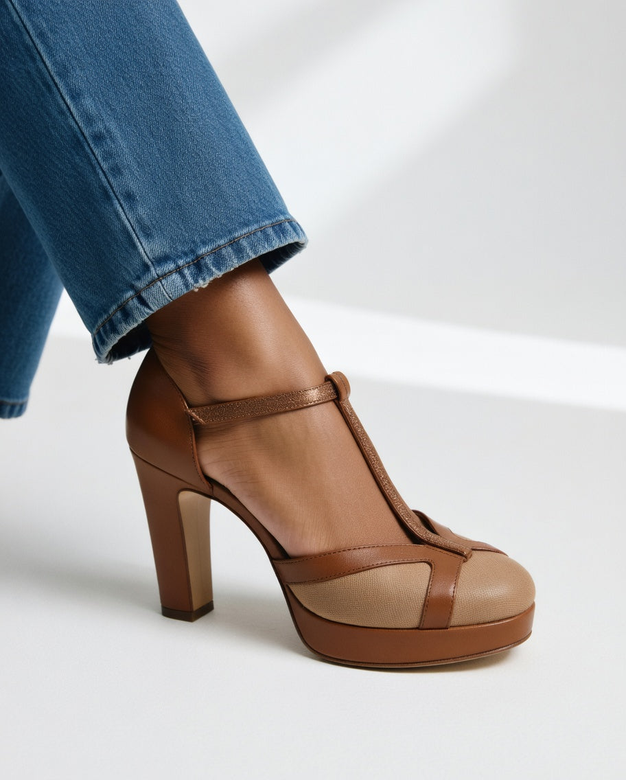 Mylene | Retro Elegant Heels with Ergonomic Support