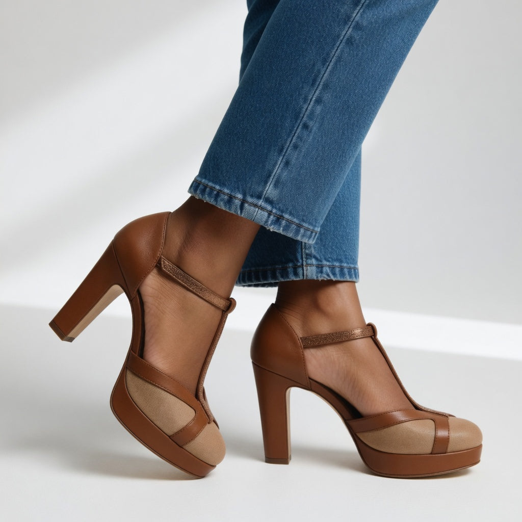 Mylene | Retro Elegant Heels with Ergonomic Support
