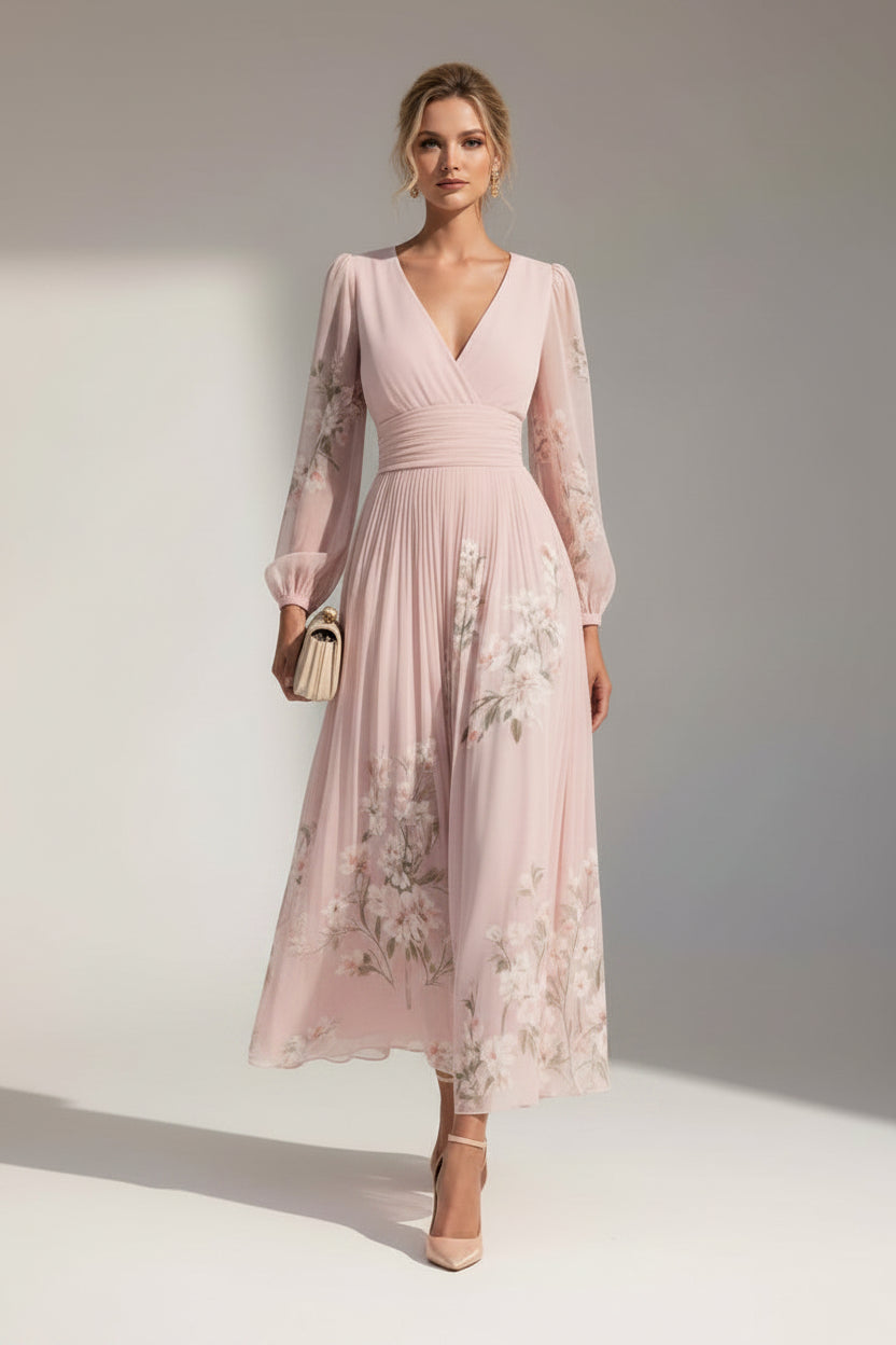 Presley | Floral Midi Dress