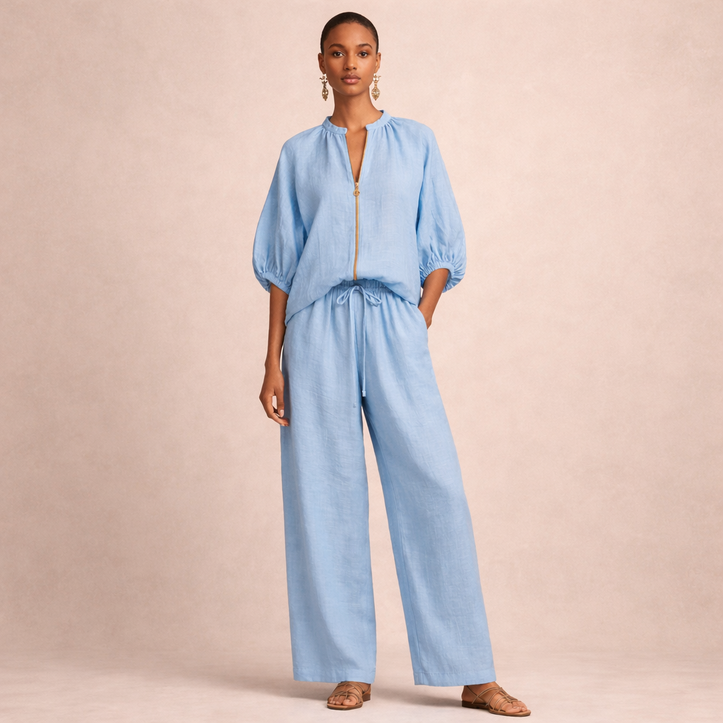 Adeline | Casual Set with Zipper