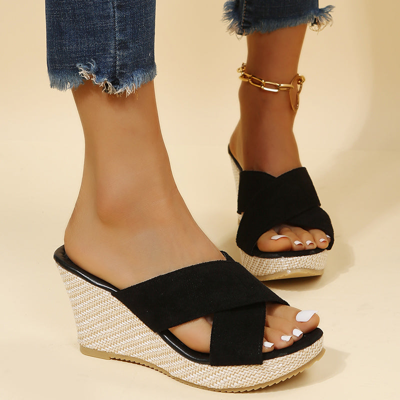 Carla | Relaxed Wedge Sandals