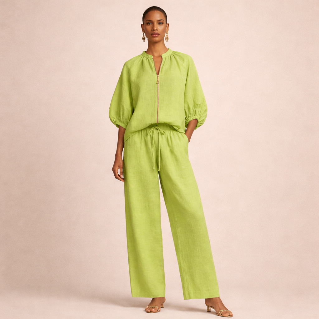 Adeline | Casual Set with Zipper