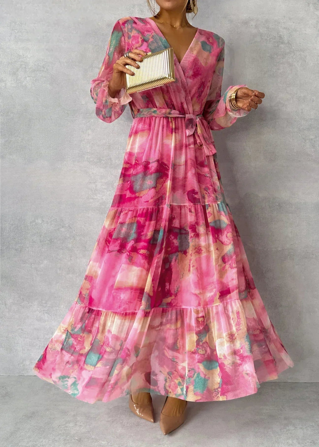 Hazel | Floral Wrap Dress