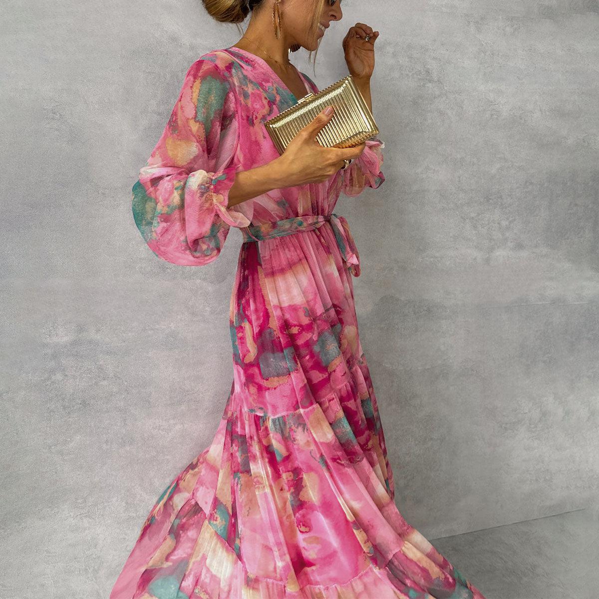 Vivienne | Wrap Dress with Floral Print