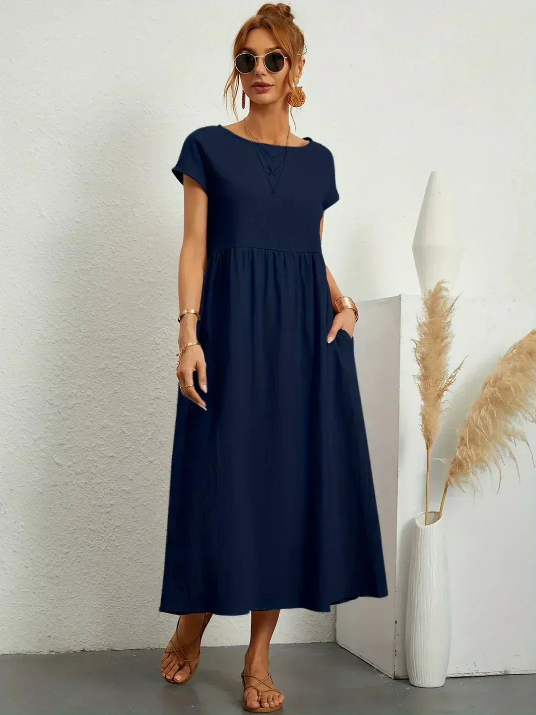 Ursina | Fluid Midi Dress