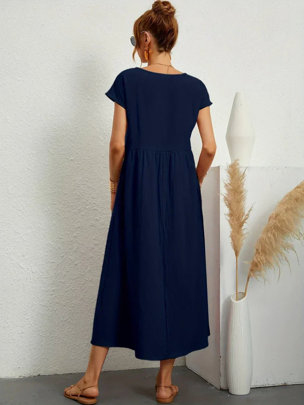 Ursina | Fluid Midi Dress