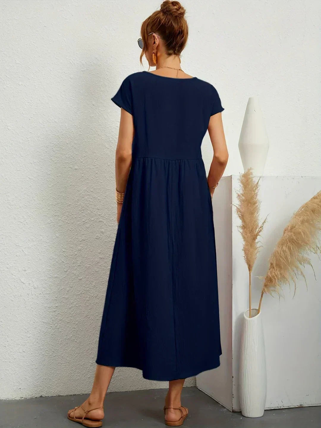Ursina | Fluid Midi Dress