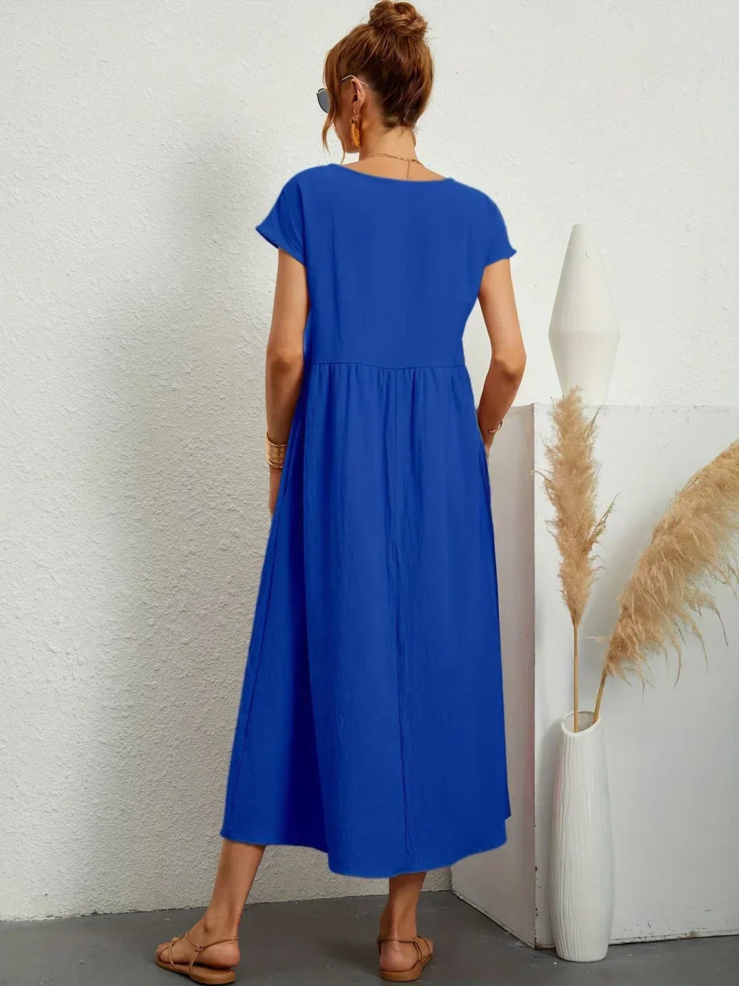 Ursina | Fluid Midi Dress