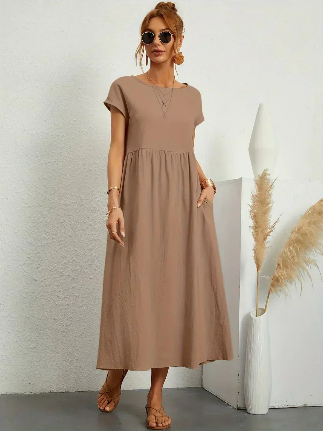 Ursina | Fluid Midi Dress