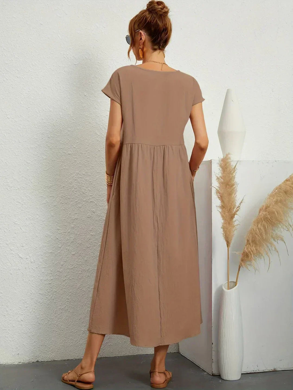 Ursina | Fluid Midi Dress
