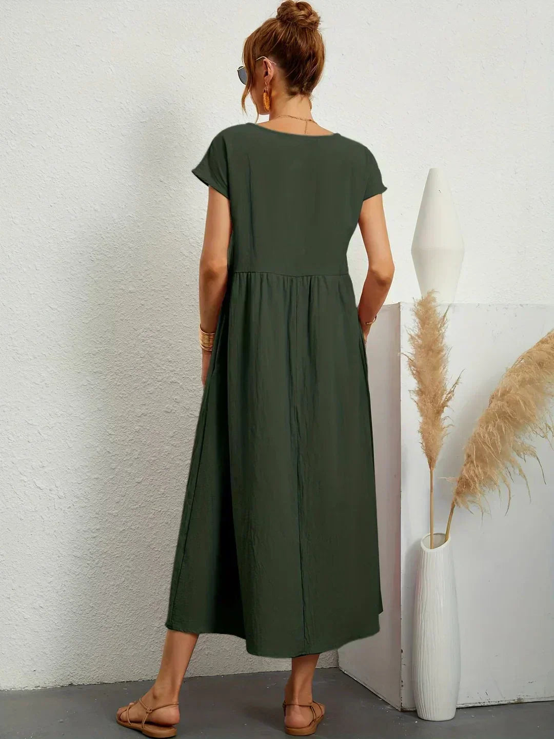 Ursina | Fluid Midi Dress