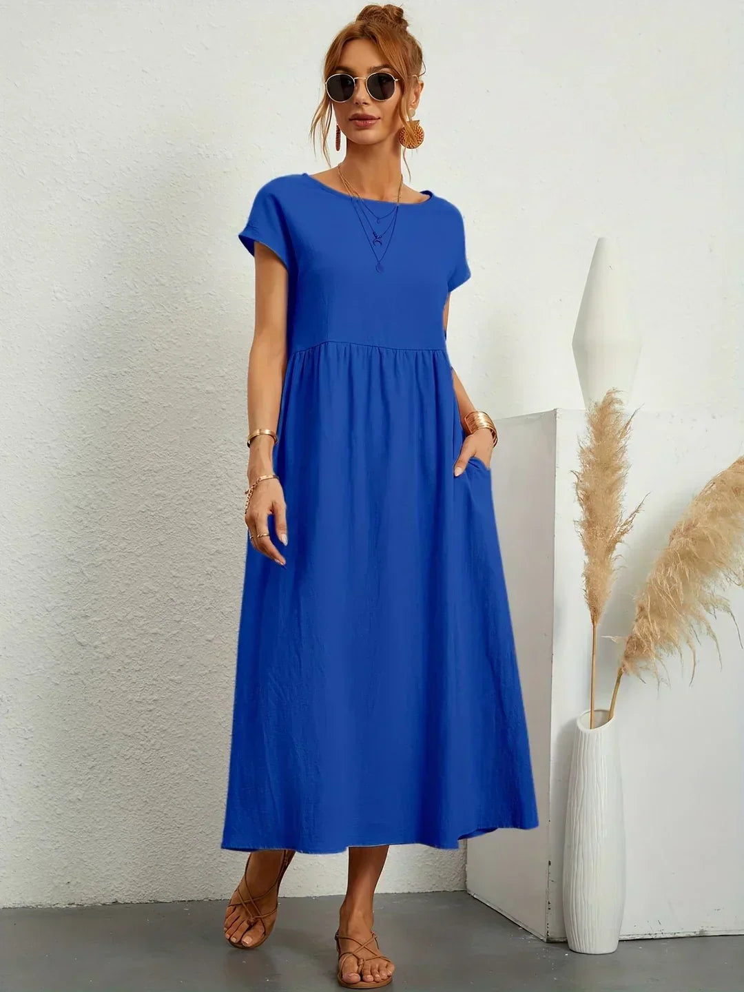Ursina | Fluid Midi Dress