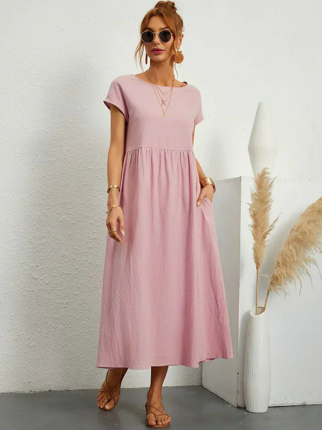 Ursina | Fluid Midi Dress