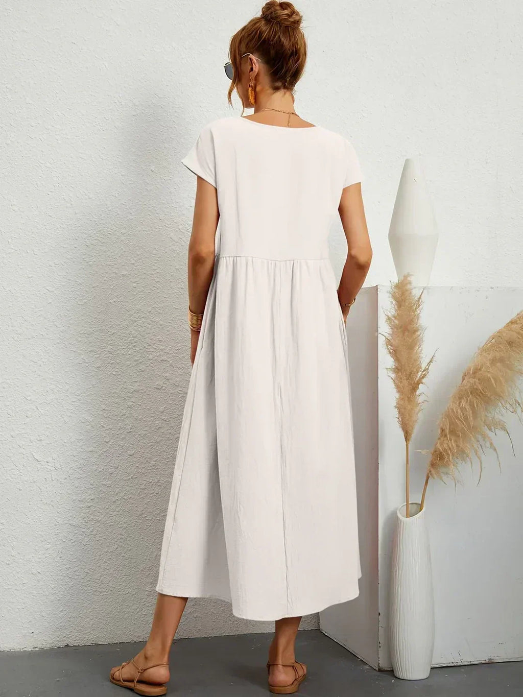 Ursina | Fluid Midi Dress