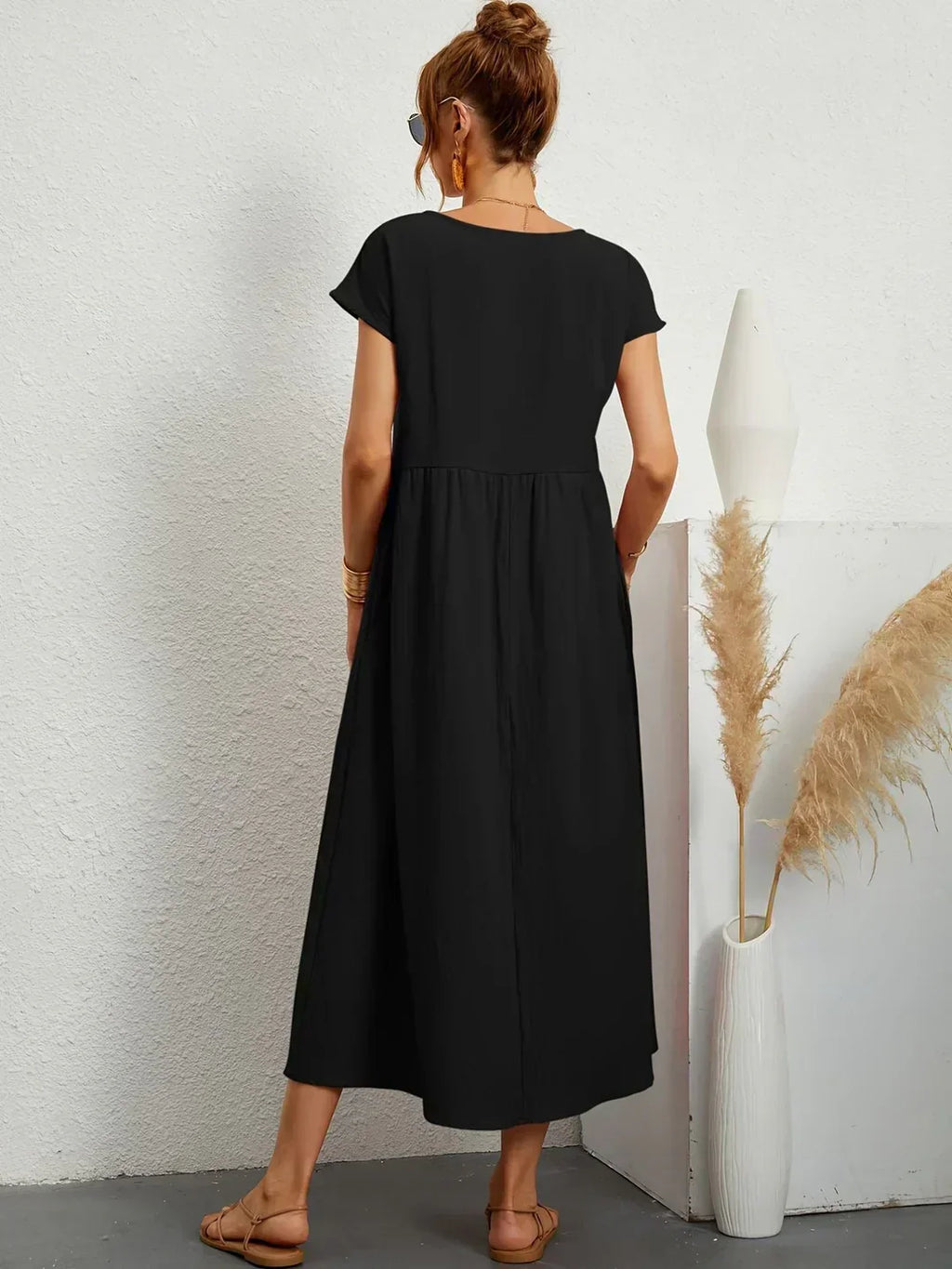 Ursina | Fluid Midi Dress