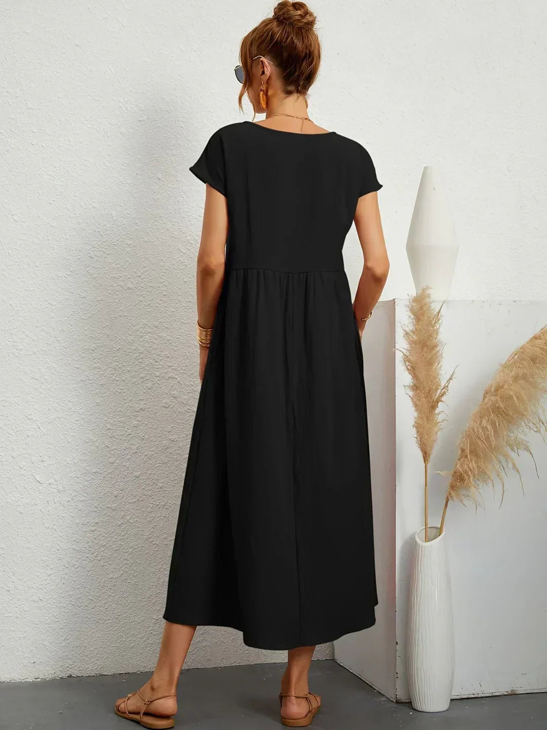 Ursina | Fluid Midi Dress