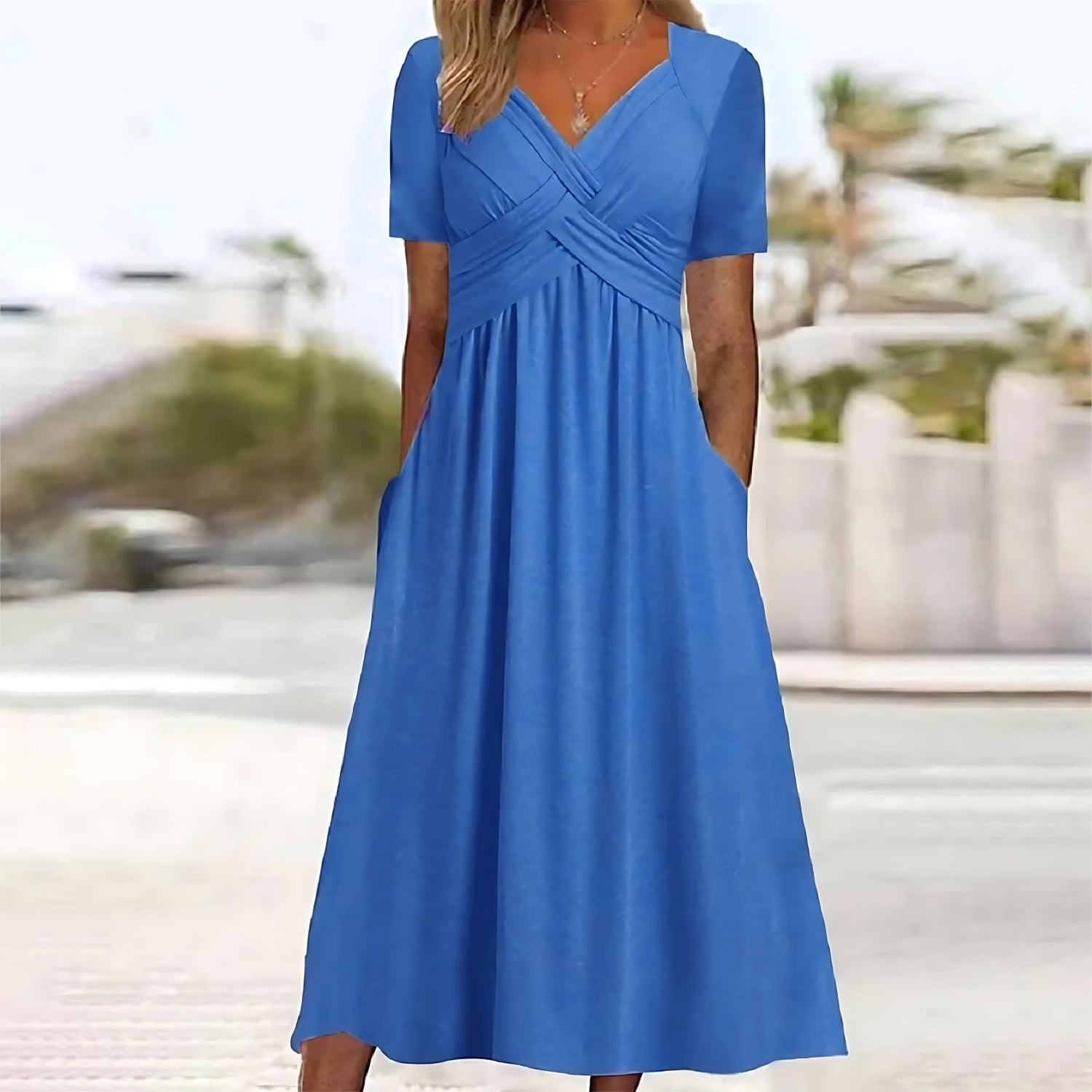 Isla | ELEGANT A-LINE MIDI DRESS