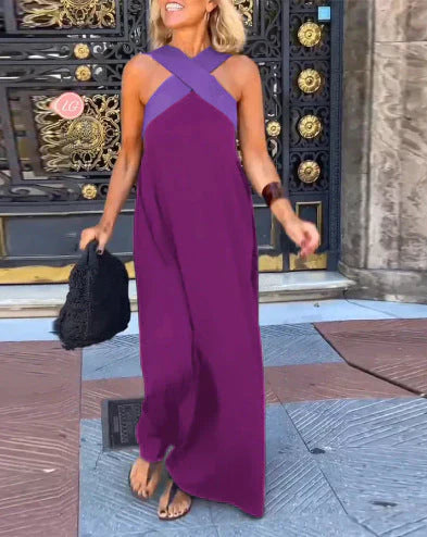 Quirine | Wrap-Front Maxi Dress