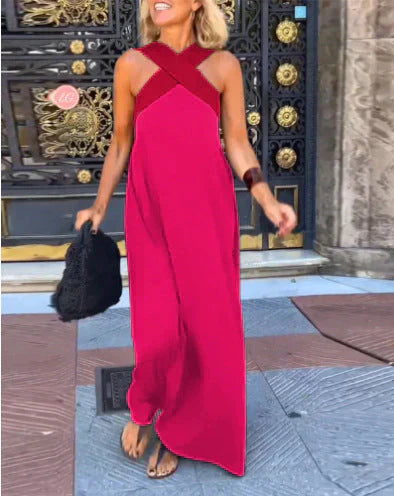 Quirine | Wrap-Front Maxi Dress