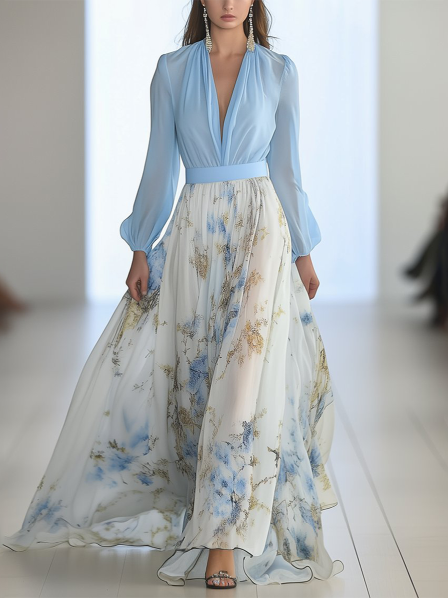 Hella | Beautiful Maxi Dress with Floral Print