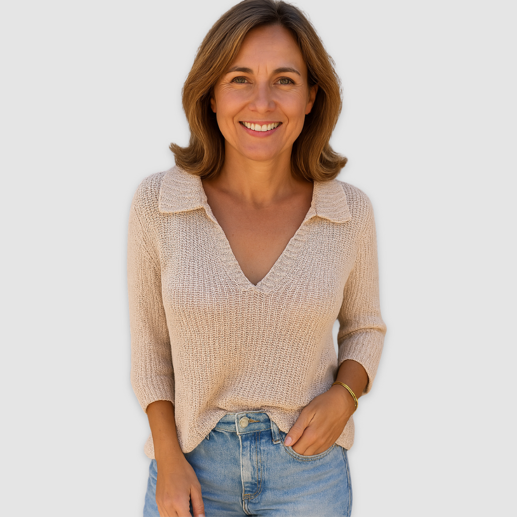 Lucy | Elegant V-neck top