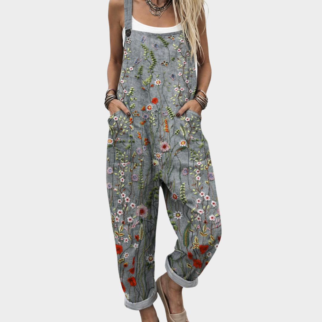 Julia | Comfortable Printed Jumpsuit