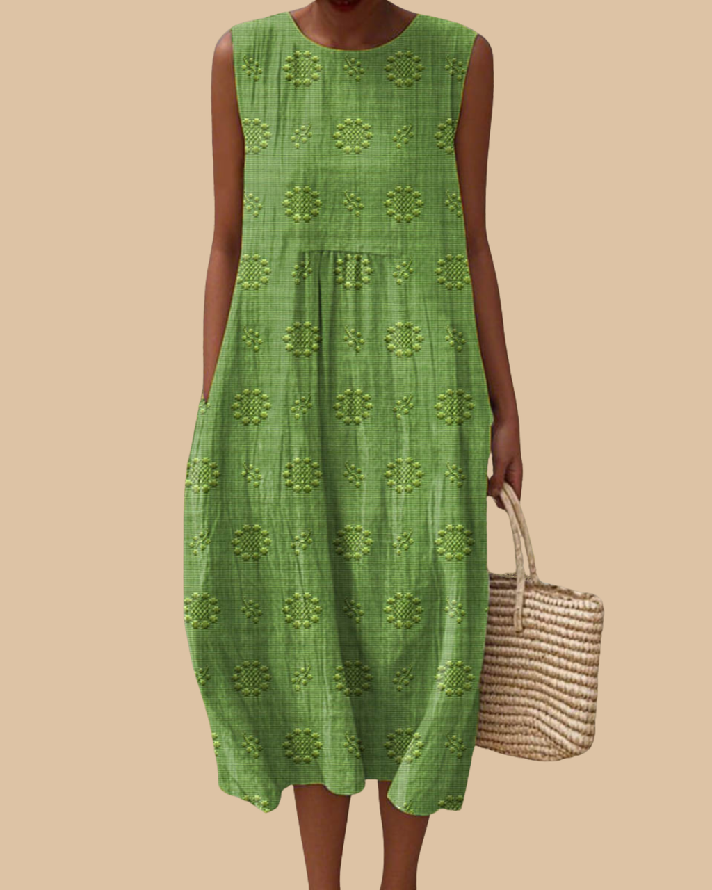 Kira | Elegant sleeveless dress with pockets