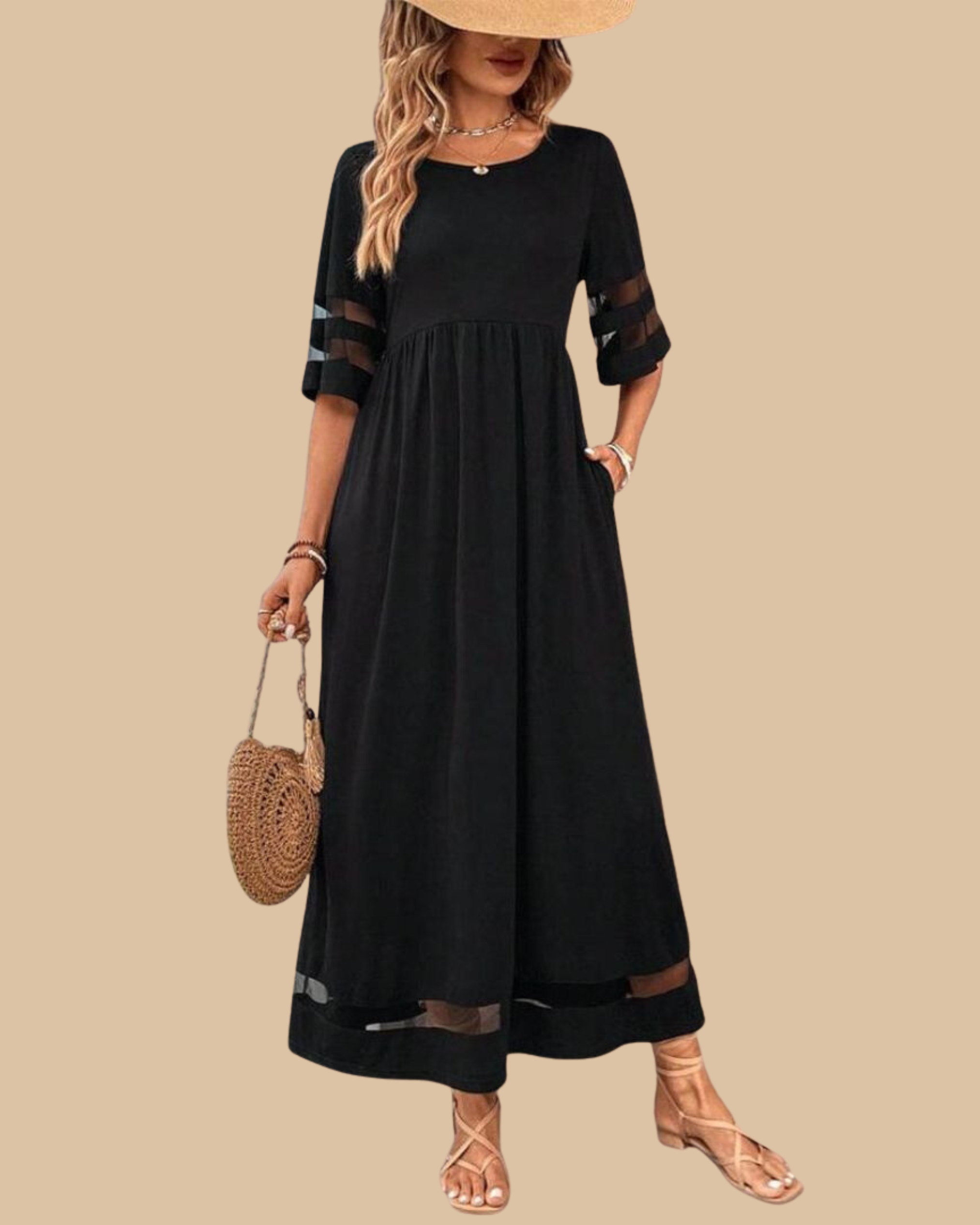 Beth | Flattering Tummy-Smoothing Midi Dress