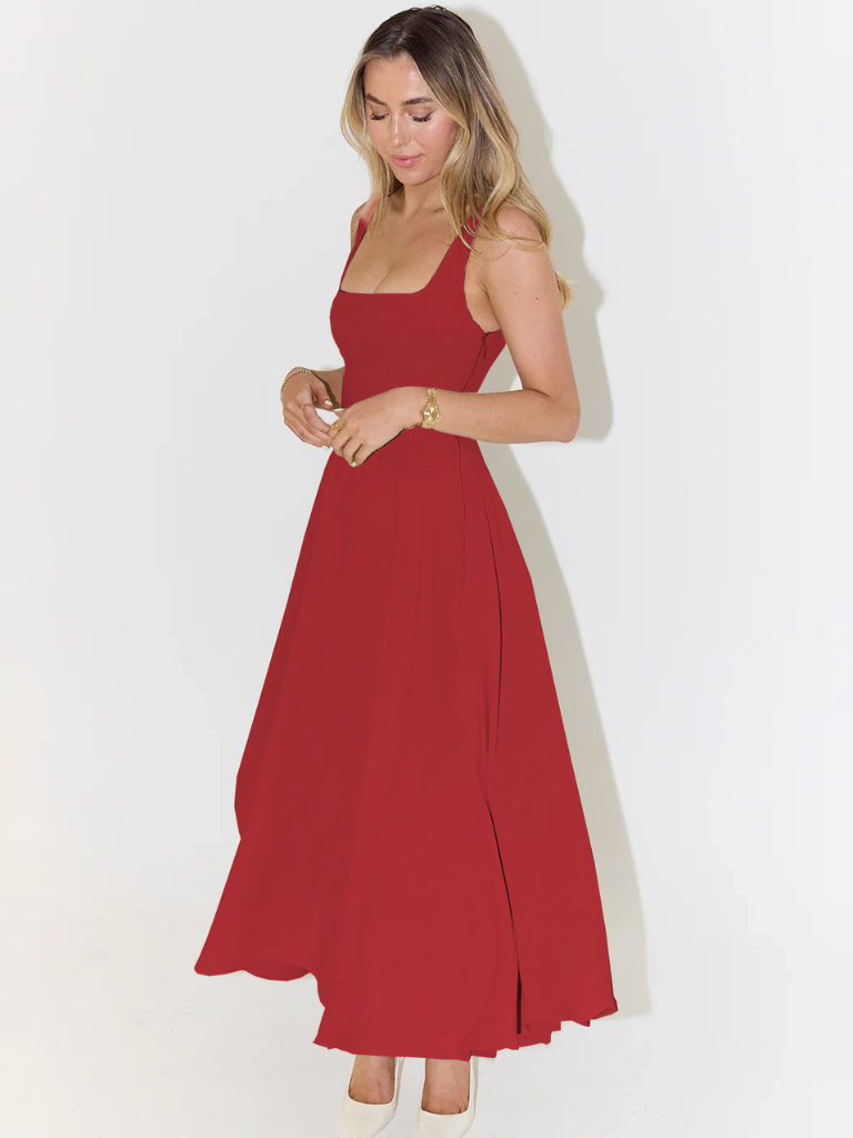 April | Square-Neck Dress