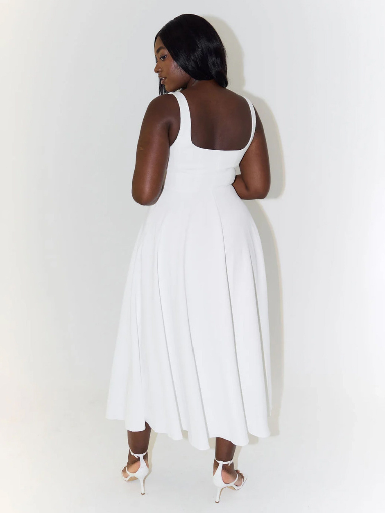 April | Square-Neck Dress