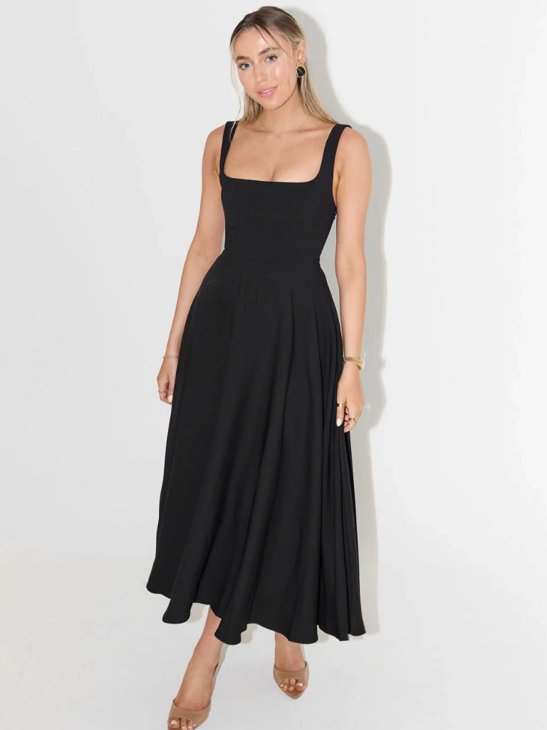 April | Square-Neck Dress