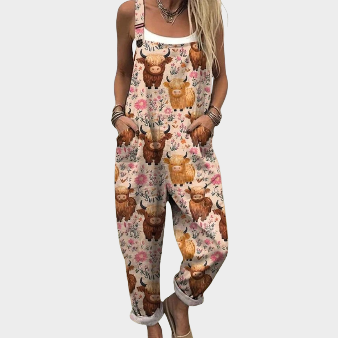 Karina | Comfortable Printed Jumpsuit
